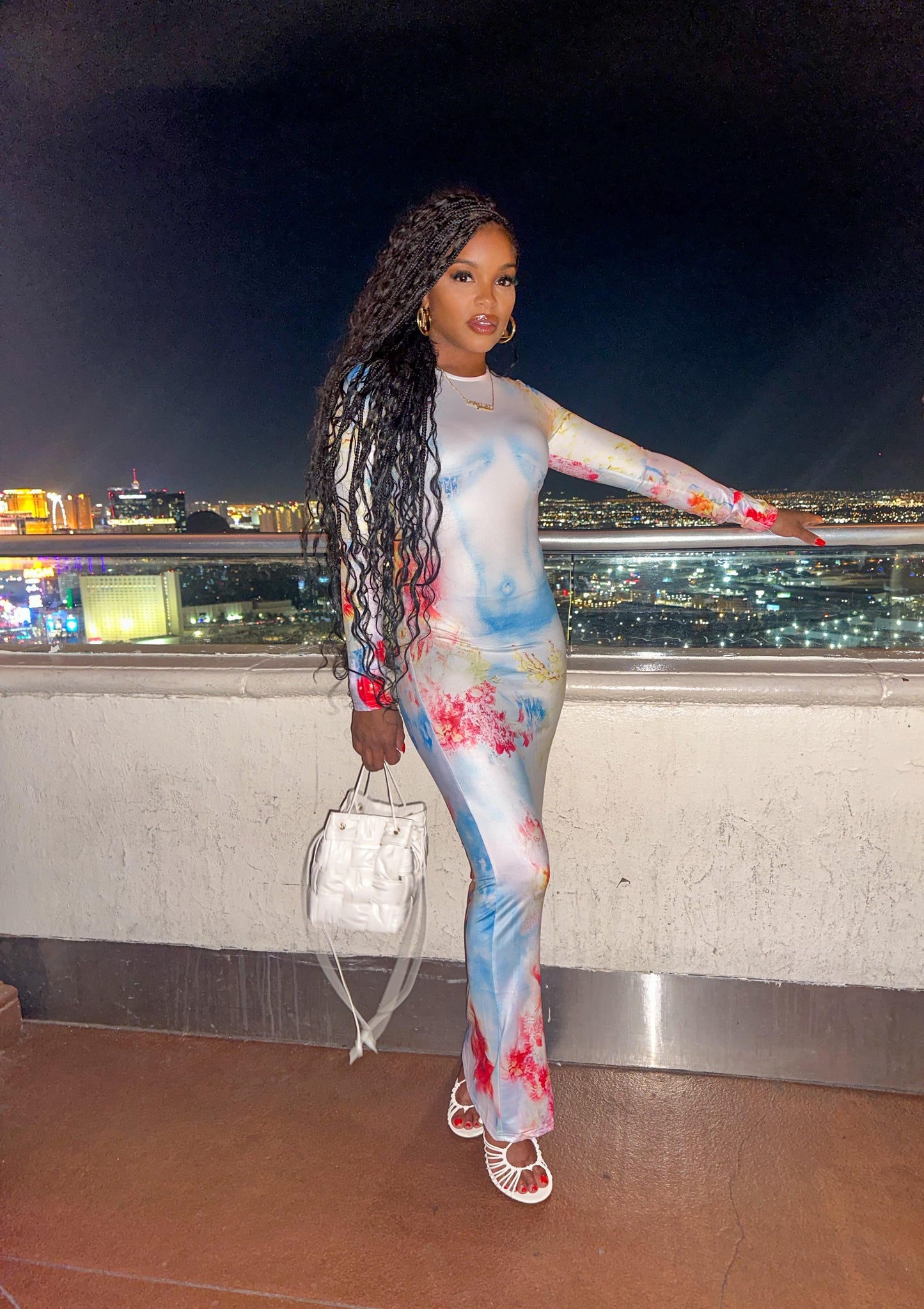 Dream Girl full length bodycon maxi