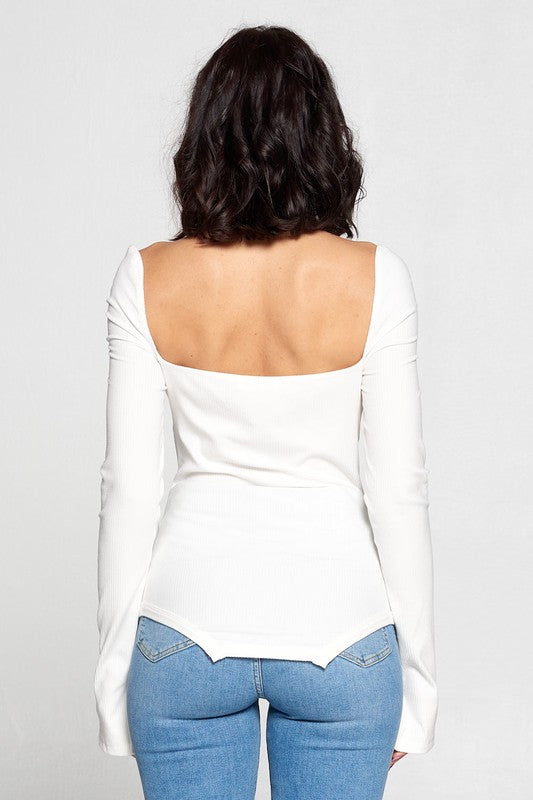 Lovely Sweetheart Long Sleeve Top