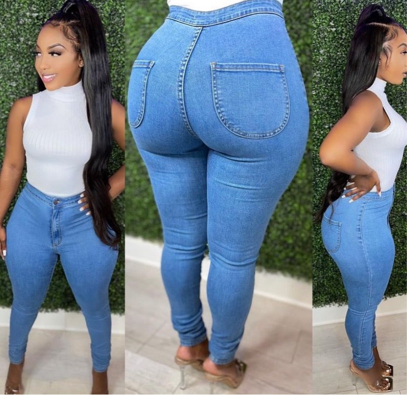 Light Wash Denim Jeans