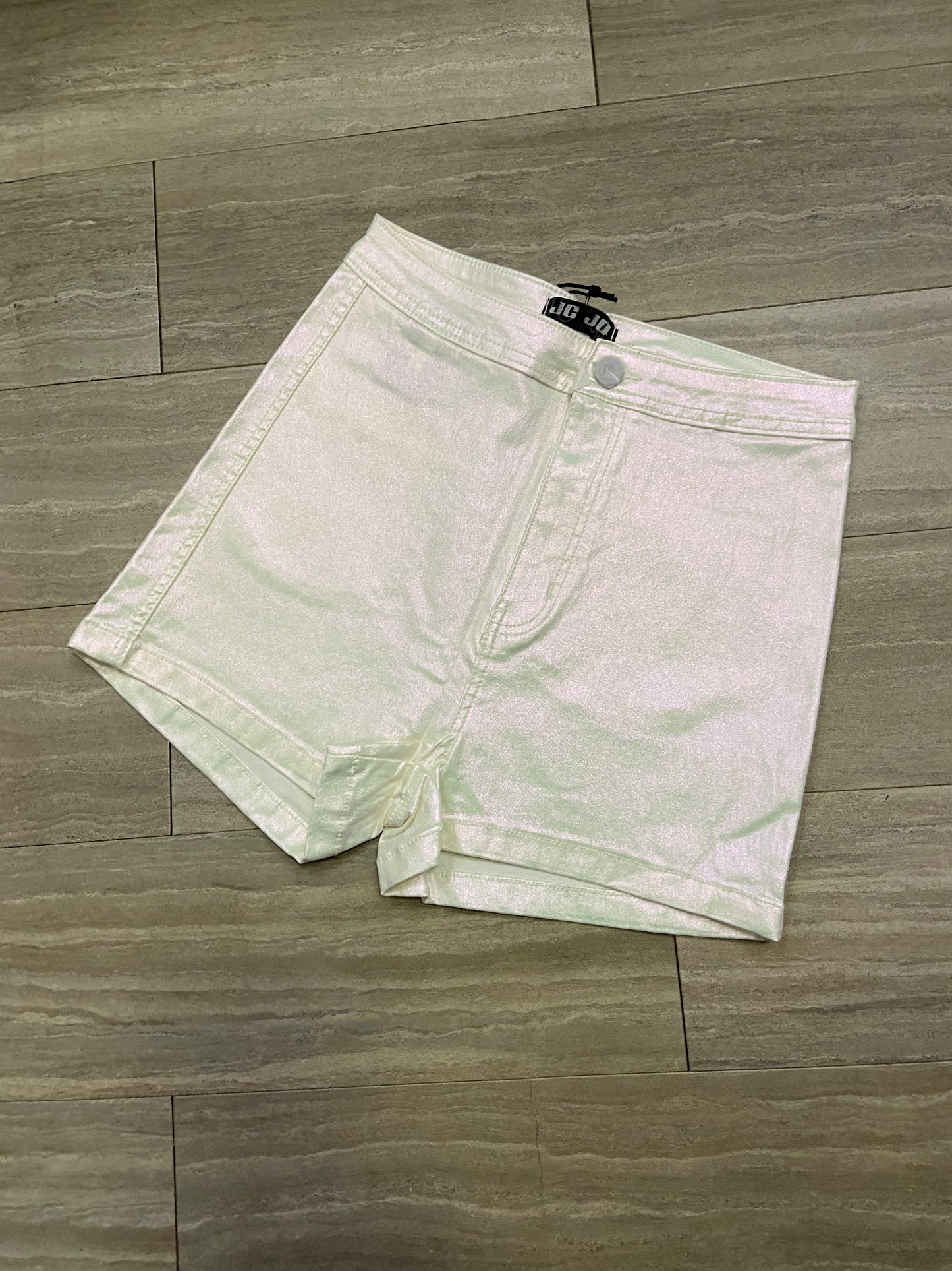 Vegan leather shorts