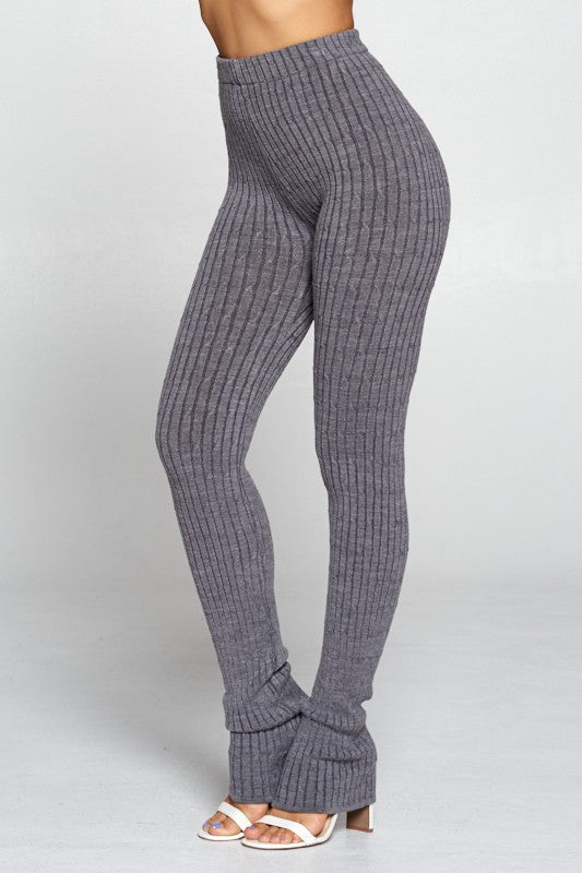 Knit High waisted Pants