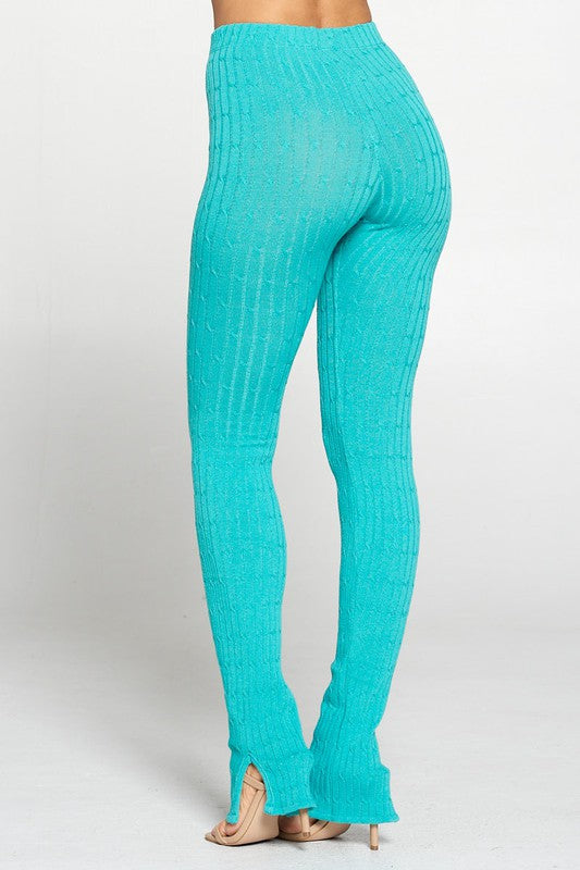 Knit High waisted Pants