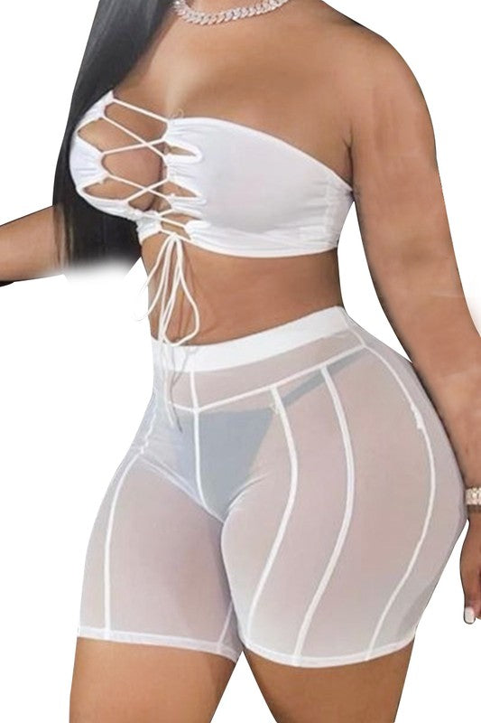 MESH BIKER SHORTS