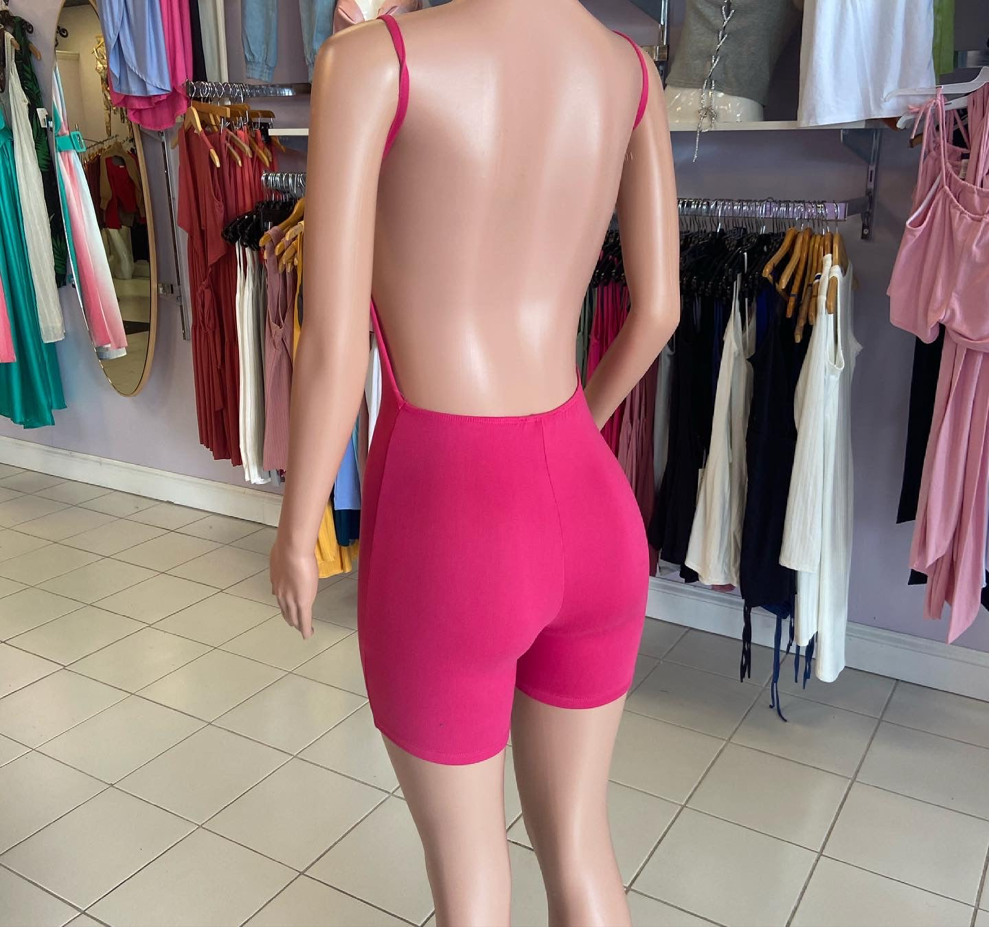 Open Back Romper