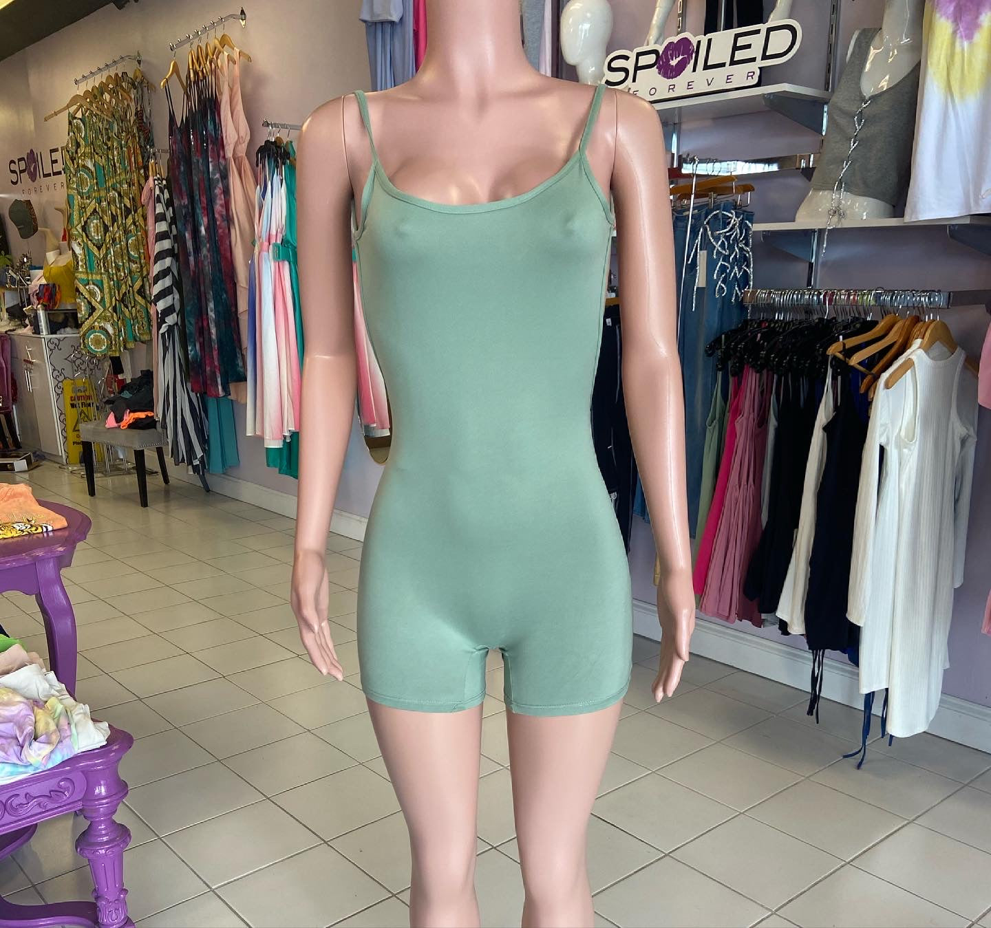 Open Back Romper