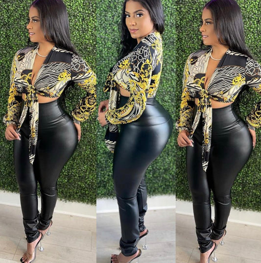 Faux Leather Leggings