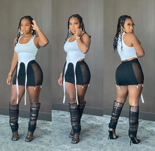 Vixen Mesh Skirt