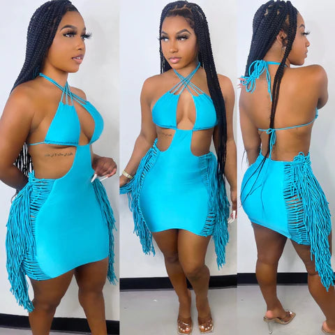 Sasha Fringe Dress