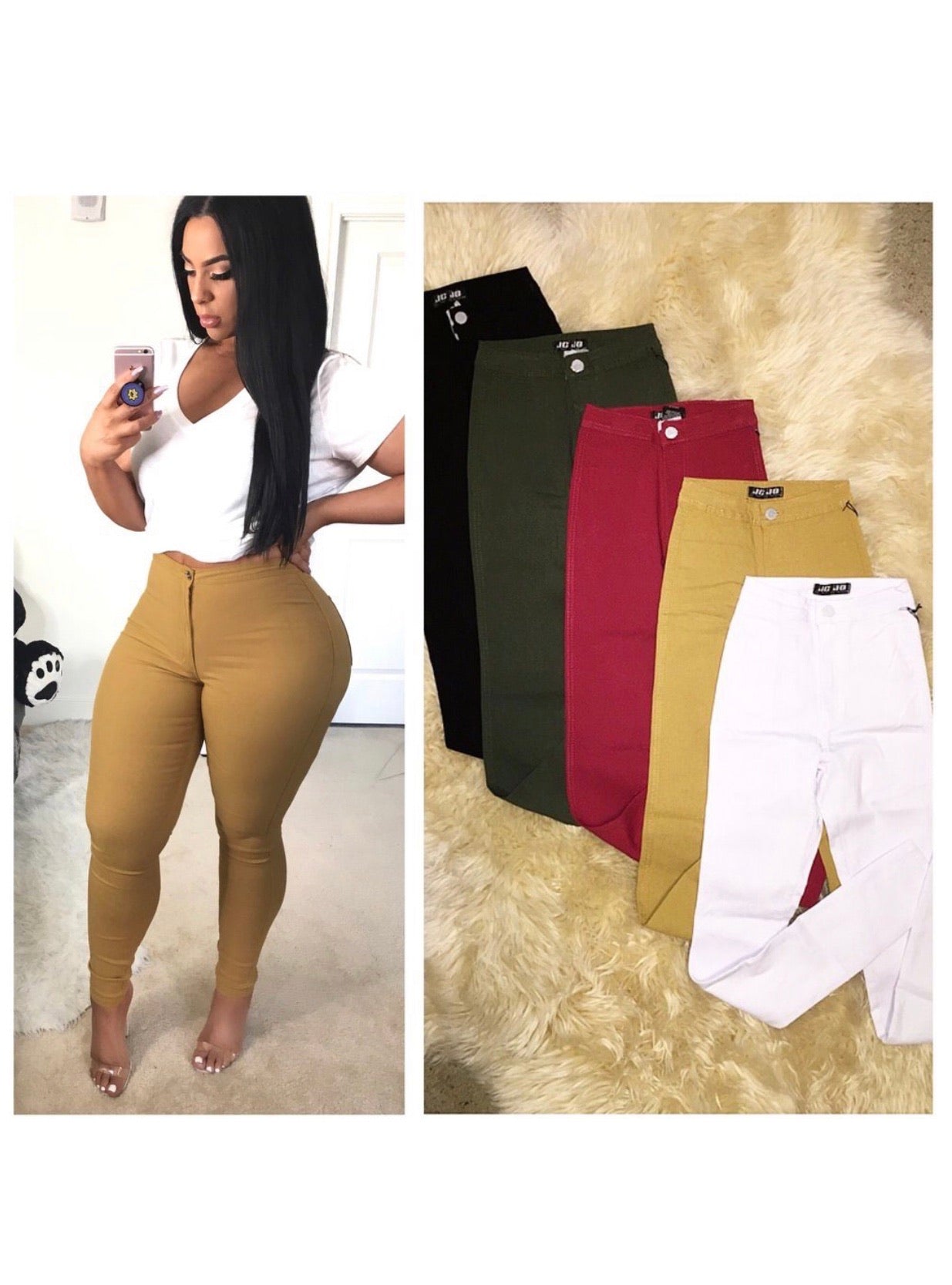 BRAZILIAN JEANS (MULTIPLE COLORS)