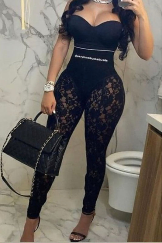 Lace leggings
